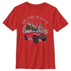 Boy's Lost Gods Tis the Season Automobile T-Shirt - 1 of 4