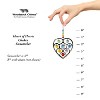 Woodstock Crystal Suncatchers, Heart of Hearts Chakra, Crystal Wind Chimes For Inside, Office, Kitchen, Living Room Decor, 4.5"L - 4 of 4