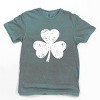 Simply Sage Market Clover Distressed Garment Dyed Tee - 2 of 4