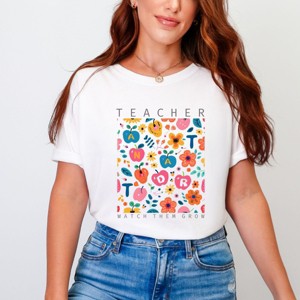 Simply Sage Market Teacher Watch Them Grow Garment Dyed Tee - 1 of 4