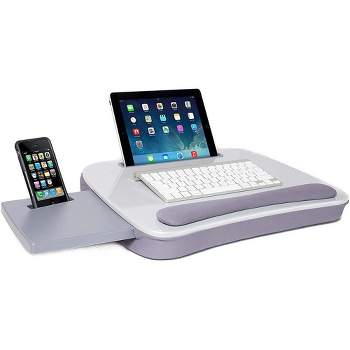 Sofia + Sam Multi-tasking Memory Foam Lap Desk - Silver