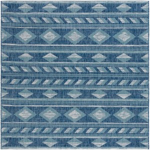 Courtyard CY8529 UV & Stain Resistant Non-Shedding Power Loomed Indoor/Outdoor Rugs - Safavieh - 1 of 4