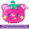 Polly Pocket Playset with 2 Micro Dolls & 12 Accessories, Straw-Beary Patch Compact Travel Toy with Fidget Exterior - 3 of 4