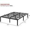 Heavy Duty Full Size Metal Bed Frame Steel Platform with Reinforced Slat Support, No Box Spring Needed, Ultra Quiet with Underbed Storage Space - 3 of 4