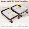 4 PCS Expanable Luggage Set with Compression Packing Cubes, Suitcase with TSA Lock and 360° Spinner Wheels, 16"+20"+24"+28" - ModernLuxe - 4 of 4