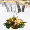 The Lakeside Collection Lighted Seasonal Basket with Timer - 3 of 4