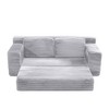GDFStudio Juno 70.9" Modern Convertible 2-in-1 Boneless Corduroy Upholstered Sofa Bed - 3 of 4