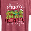 Women's - Teenage Mutant Ninja Turtles - Merry Christmas Dude Short Sleeve Graphic T-Shirt - 2 of 4