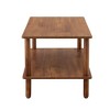 NicBex Modern 39.3" Rectangle Wooden Coffee Table with 2 Tier Open Storage Shelf for Living Room and Office - 4 of 4
