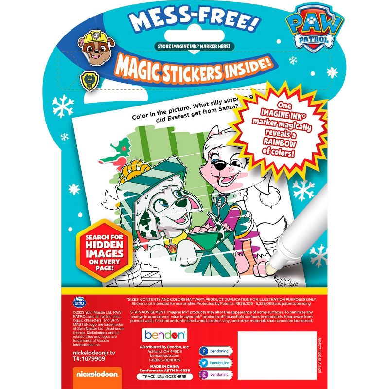 PAW Patrol Holiday Imagine Ink Sticker Book, 3 of 7