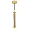CWI Lighting Neva 3 in LED Integrated Satin Gold Pendant - 4 of 4