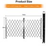 TROPOW Double Folding Security Gate, Retractable Scissor Gate for Warehouse, Garage, Driveway, Pool Safety - 2 of 4