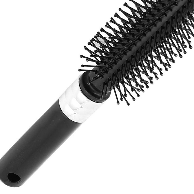 Unique Bargains Plastic Handle Round Hairbrush Salon Styling Bristles Hair Combs, 4 of 6