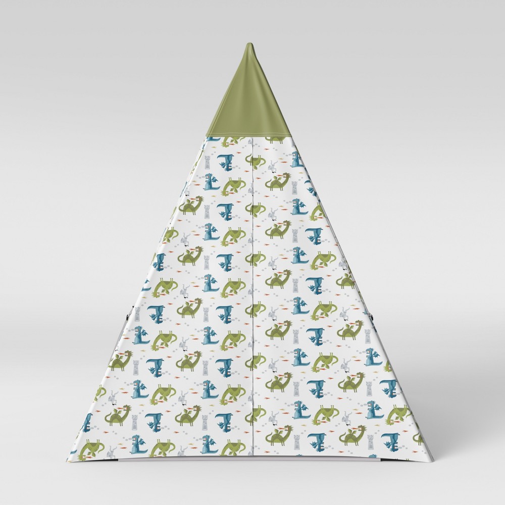 Kids' Tent Dragons Green - Pillowfort