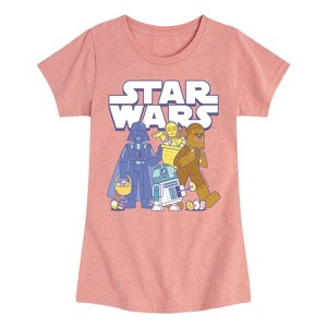 Girls' - Star Wars - Easter Logo Fitted Short Sleeve Graphic T-Shirt - 1 of 4