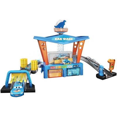 Disney Pixar Cars Color Change Dinoco Car Wash Playset