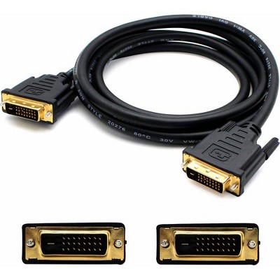 AddOn 10ft DVI-D Male to Male Black Cable - 100% compatible and guaranteed to work