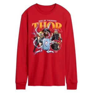 Men's - Marvel - Thor God of Thunder Long Sleeve Graphic T-Shirt - 1 of 3