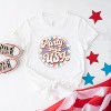 Simply Sage Market Women's Party In The USA Circle Short Sleeve Graphic Tee - 2 of 2