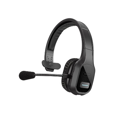 Delton 20X Professional Noise Canceling Bluetooth On Ear Computer Headset with Microphone Black