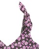 Lands' End Women's Chlorine Resistant V-neck Shoulder Tie Flutter Tankini Swimsuit Top - 4 of 4