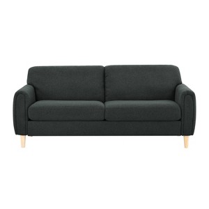 Serta Dublin Sofa Charcoal: Modern Upholstered Couch, Polyester, Metal & Wood Frame, Seats 3 - 1 of 4