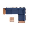 Amazonia 3pc Seychelles Outdoor Patio Conversation Set with Cushions - 4 of 4