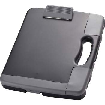 Officemate Portable Clipboard Storage Case - Storage for Stationary - Charcoal - 1 Each Officemate Portable Clipboard Storage Case - Storage for Stationary - Charcoal - 1 Each