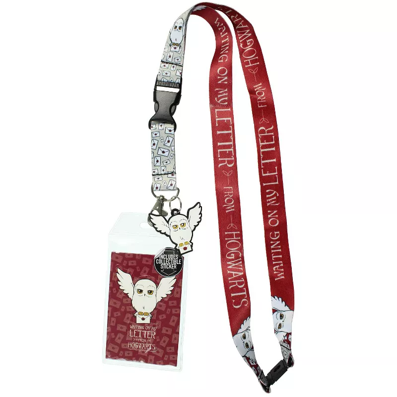 Harry Potter Hedwig ID Lanyard Badge Holder With 1.5 Togo