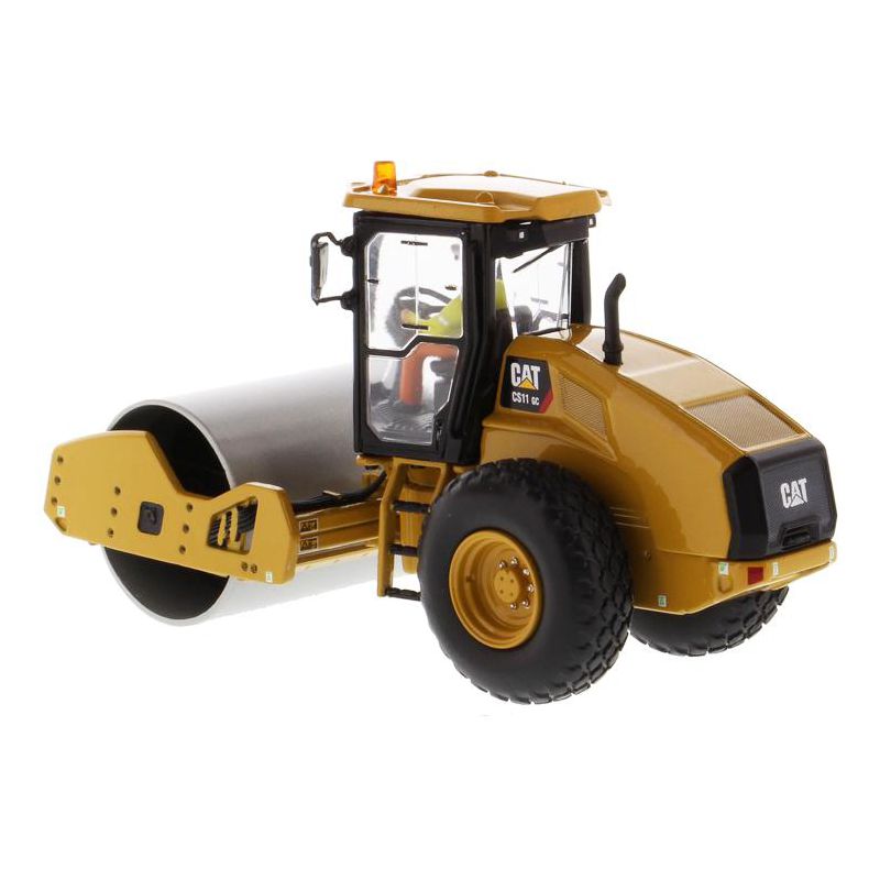 CAT Caterpillar CS11 GC Vibratory Soil Compactor with Operator "High Line Series" 1/50 Diecast Model by Diecast Masters, 3 of 5