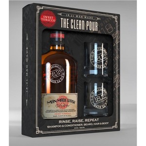 18.21 Man Made Sweet Tobacco Wash Set Gifts for Men-The Clean Pour - 1 of 4