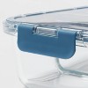 To-Go Glass Bento Storage Container Blue - Made By Design™ - image 4 of 4