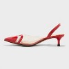 Women's Eleanor Heart Slingback Heels - A New Day™ - 2 of 3