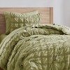 Nestl Bed in a Bag, 7pc Comforter Set Seersucker Design, Modern Comforter Sets with Sheets, Bed in a Bag Bed Set - 3 of 4