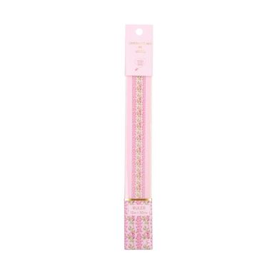 LoveShackFancy x Target - Yoobi Blooming Heirloom 12" Ruler Strawberry Macaroon