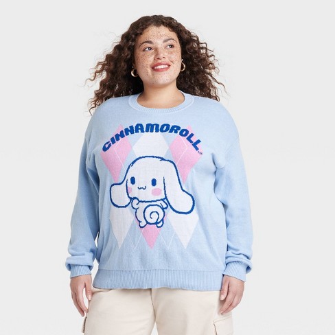 Women's Sanrio Cinnamoroll Graphic Sweater - Blue 3x : Target