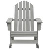 vidaXL Classic Outdoor Patio Rocking Chair - Durable Weather-Resistant Hardwood and Pinewood Construction - 2 of 4