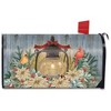 Briarwood Lane Warm Winter Candle Magnetic Mailbox Cover White Poinsettias Standard - 3 of 3