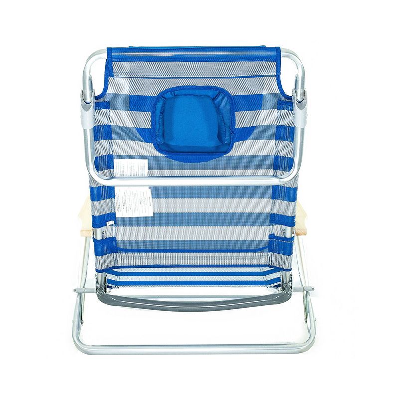 Ostrich SBSC-1016S South Adult Beach Lake Sand Lounging Chair, Striped (2 Pack), 5 of 7