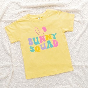 The Juniper Shop Bunny Squad Colorful Toddler Short Sleeve Tee - 1 of 2