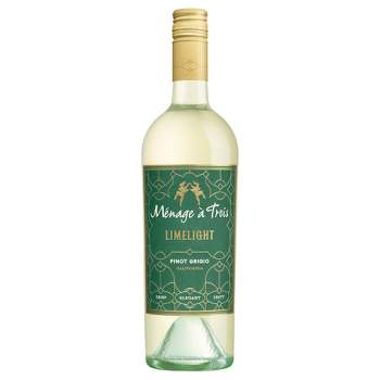 Ménage à Trois Limelight Pinot Grigio White Wine - 750ml Bottle