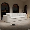 Dexmalle Upholstered Modular Sectional Sofa,White - 3 of 4
