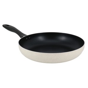 Oster Clairborne 12 Inch Round Nonstick Aluminum Frying Pan in Linen - 1 of 4