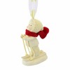 Snowbabies 3.75 In First Time On Skis Ornament Christmas Slopes Snow Winter Tree Ornaments - 3 of 3