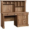 HomeStock Palladia Computer Desk With Hutch – 59.49” Brown, 4 Drawers, 3 Shelves - 2 of 4