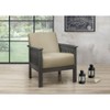 NicBex 1pc Accent Chair Solid Wood Frame Cushion Back Lounge Chair Reading Chair Comfy Chair Arm Chair Furniturefor Living Room - 3 of 4