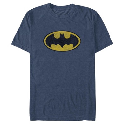 Officially Licensed Batman Boys T-Shirt - Black With Yellow Logo, 100% Cotton