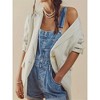 Imily Bela Womens  Shorts Denim Bib Straps Shorts Casual Jeans Rompers Jumpsuits With Pockets Pants - 2 of 4