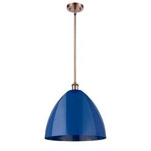 Plymouth Dome - 1 Light Stem Hung Pendant In Industrial Style-16.75 Inches Tall and 16 Inches Wide - 1 of 1