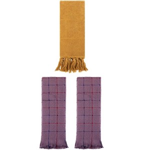REGALWOVEN Cotton Absorbent Soft Decorative Turkish Bath Towel for Bathroom 3 Packs - 1 of 4